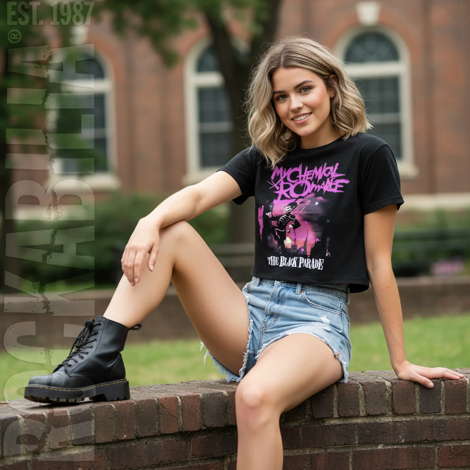 March Ladies Crop Top Junior Top - Image 3